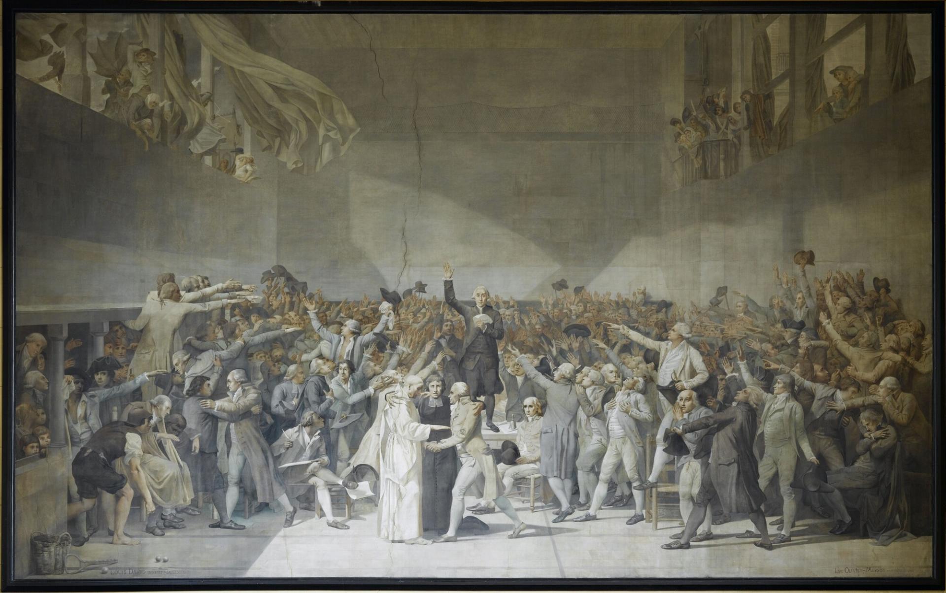 Jacques-Louis David, 1792, musée national de Versailles.